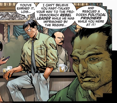 Someone needs to tell Clark that human beings don't talk like this.